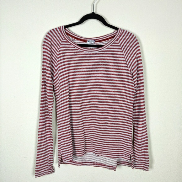 Kut from the Kloth Tops - Kut from the Kloth Red Striped Long Sleeve Top